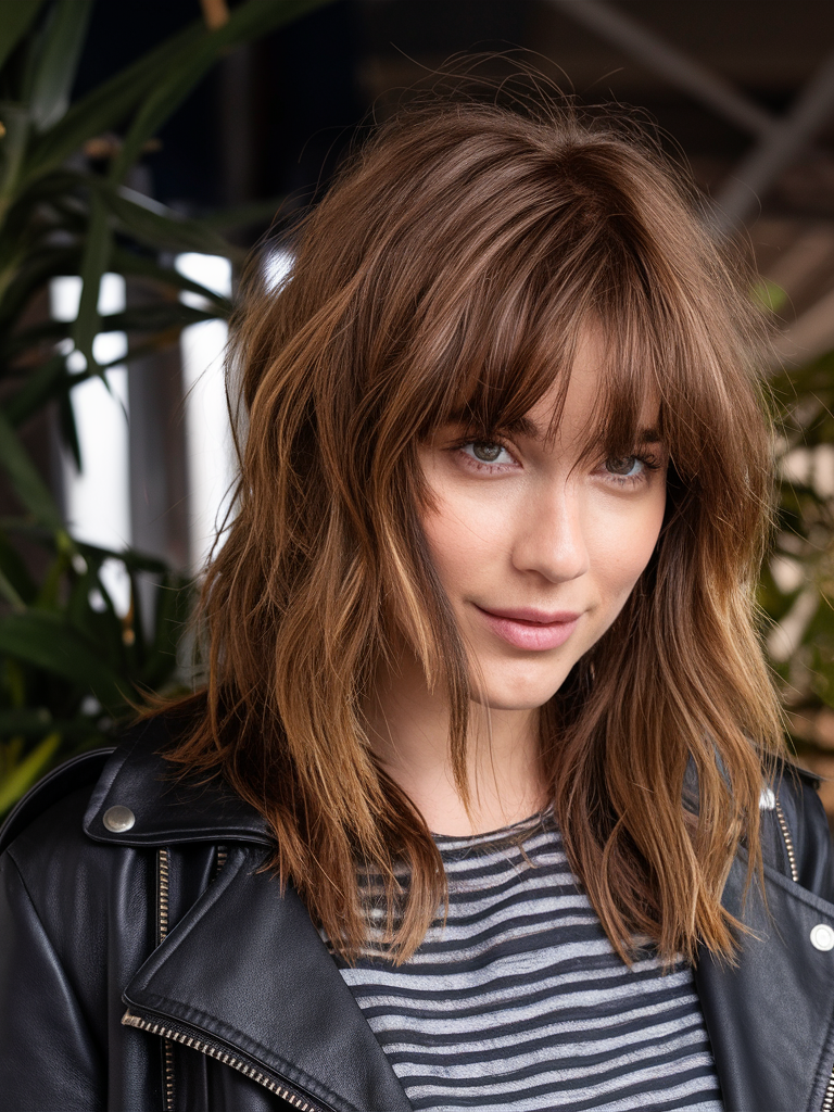 Top 22 Ideas Medium Shaggy Hairstyles for 2025: Choppy Layers, Bangs & Modern Shag