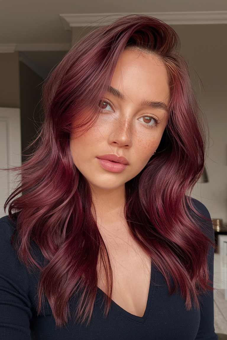 Cherry Cola Hair Color 2025: Top 24 Ideas for All Skin Tones and Hair Types