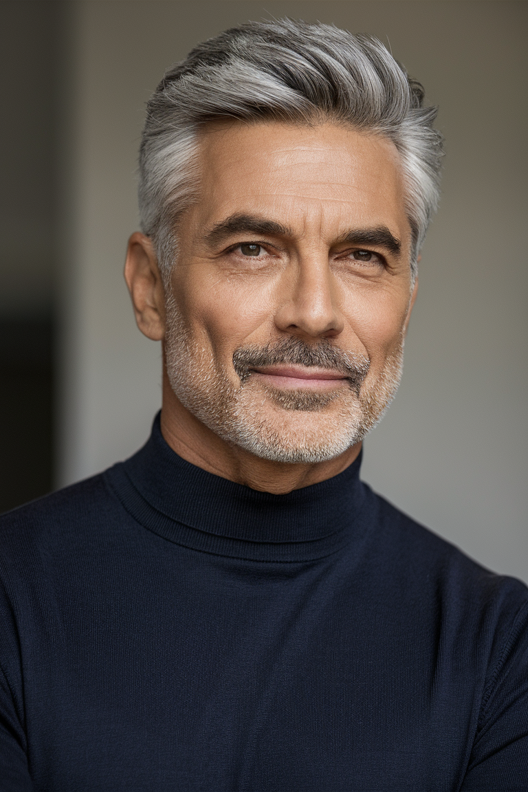 Trendy Hairstyles for Men Over 50 in 2025: 21 Ideas Best Short, Long, and Grey Styles