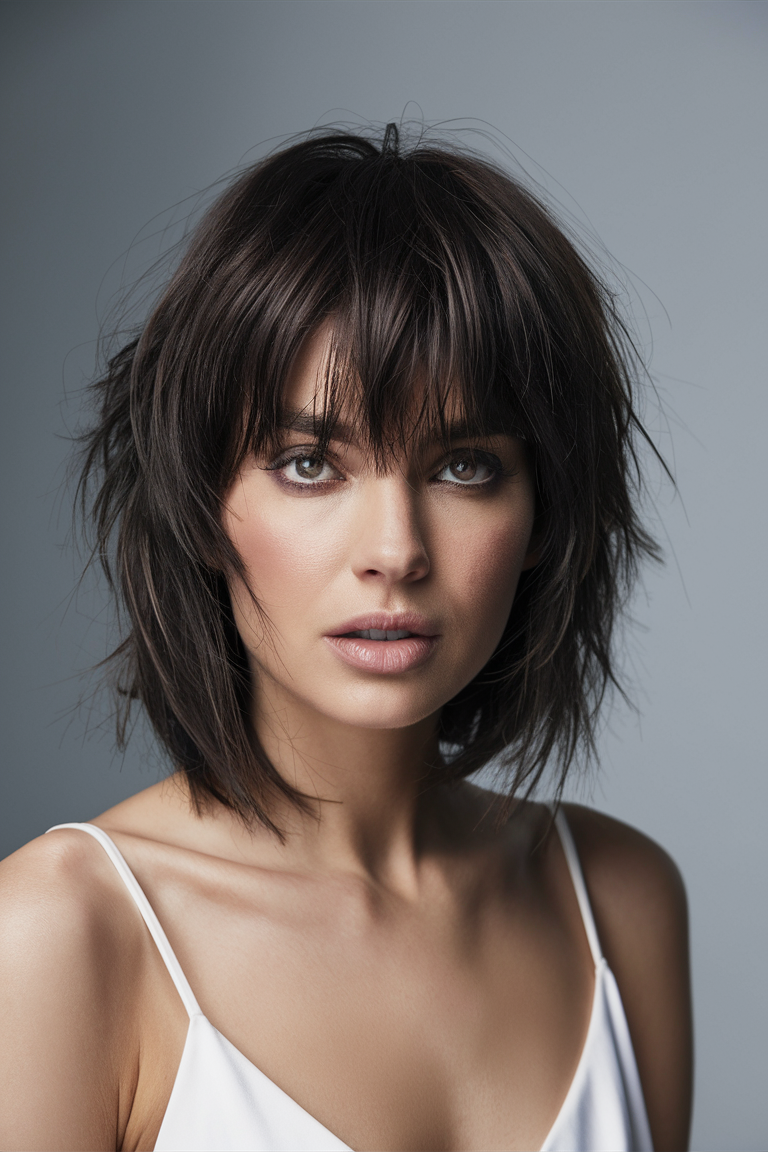 Top 22 Ideas Medium Shaggy Hairstyles for 2025: Choppy Layers, Bangs & Modern Shag