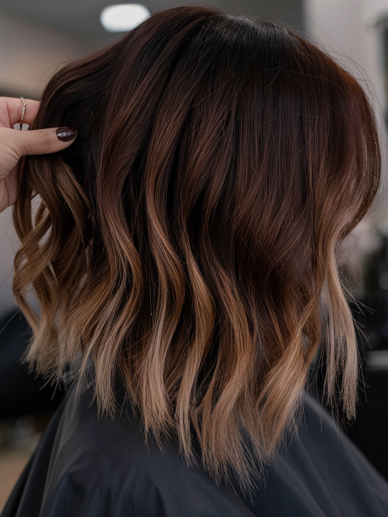 Dark Auburn Fire Ombre Hair Color 2025: Bold Ideas with Red and Copper Highlights