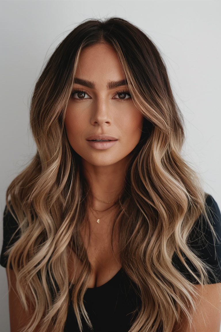 Top 25 Hair Color Trends Balayage 2025: Fall Blonde & Dark Brown Highlight Ideas