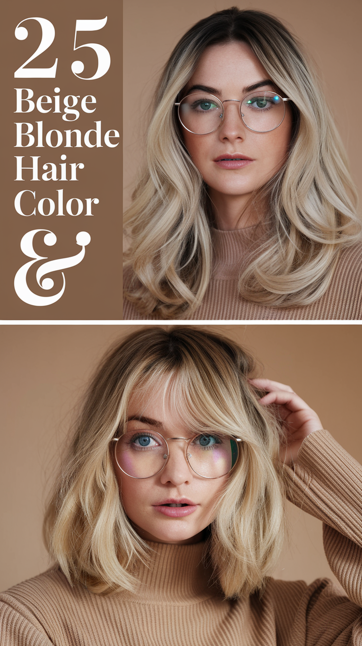 Top 25 Beige Blonde Hair Color Ideas for 2025: Trendy Shades and Styling Tips