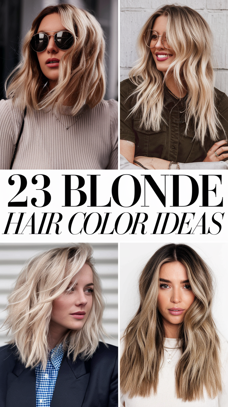 Top 23 Blonde Hair Color Ideas 2025: From Platinum to Balayage for All Hair Types