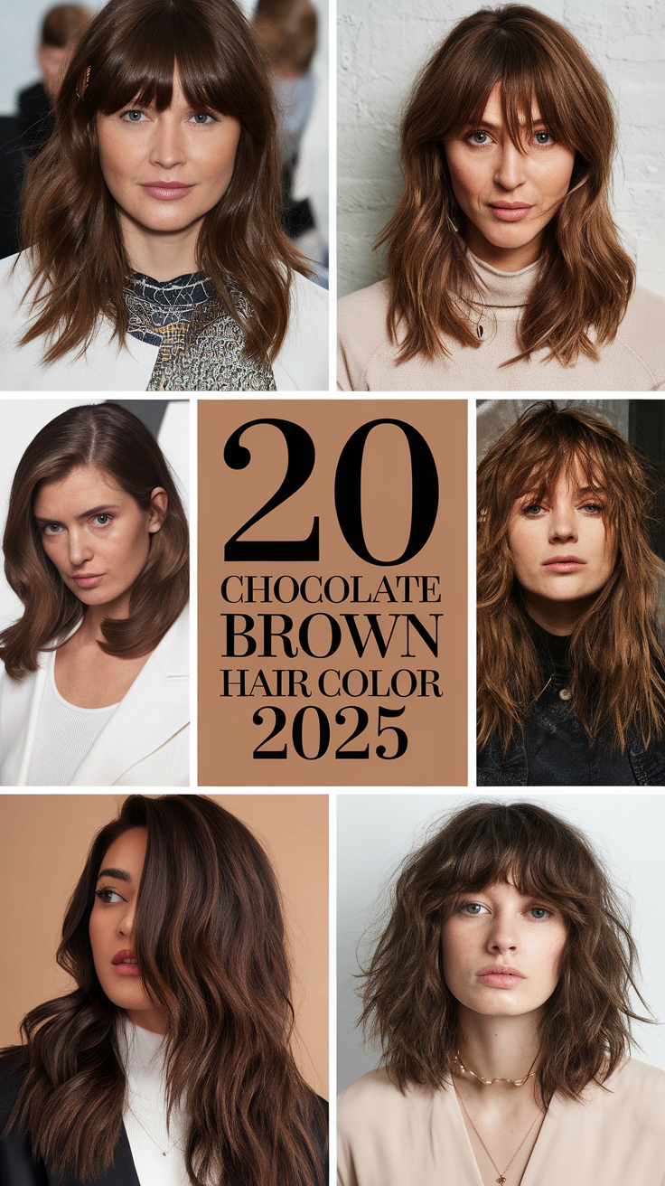 Top 20 Chocolate Brown Hair Color Ideas for 2025: Rich, Stylish, and Versatile