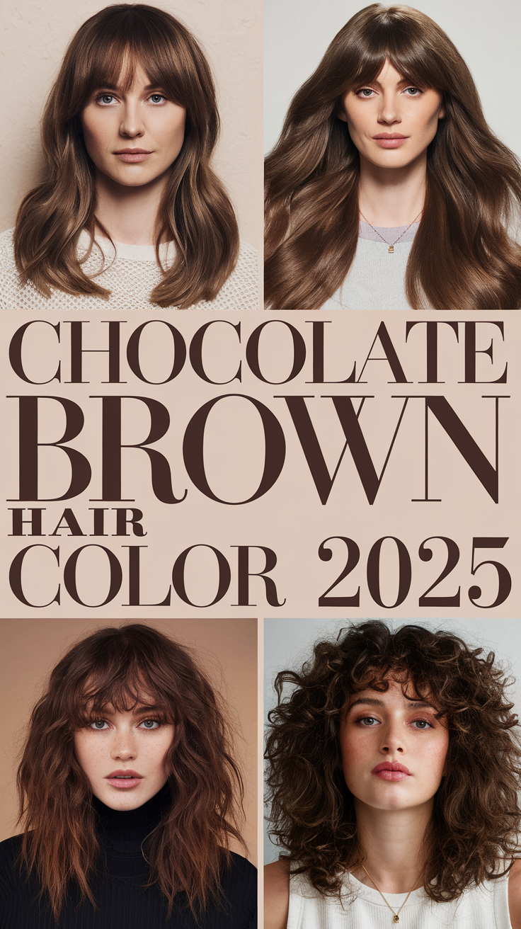 Top 20 Chocolate Brown Hair Color Ideas for 2025: Rich, Stylish, and Versatile