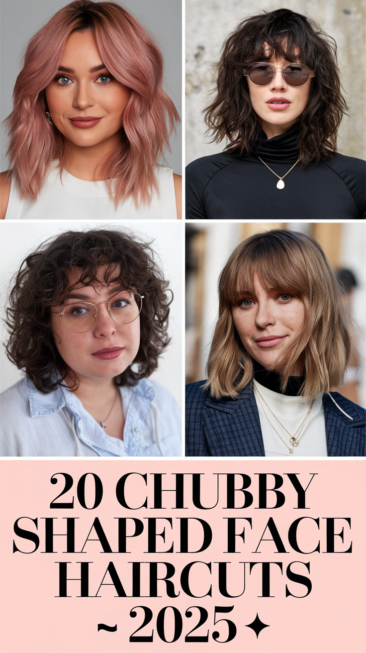 Top 20 Chubby Shaped Face Haircuts for 2025: Flattering Styles for Every Face Shape