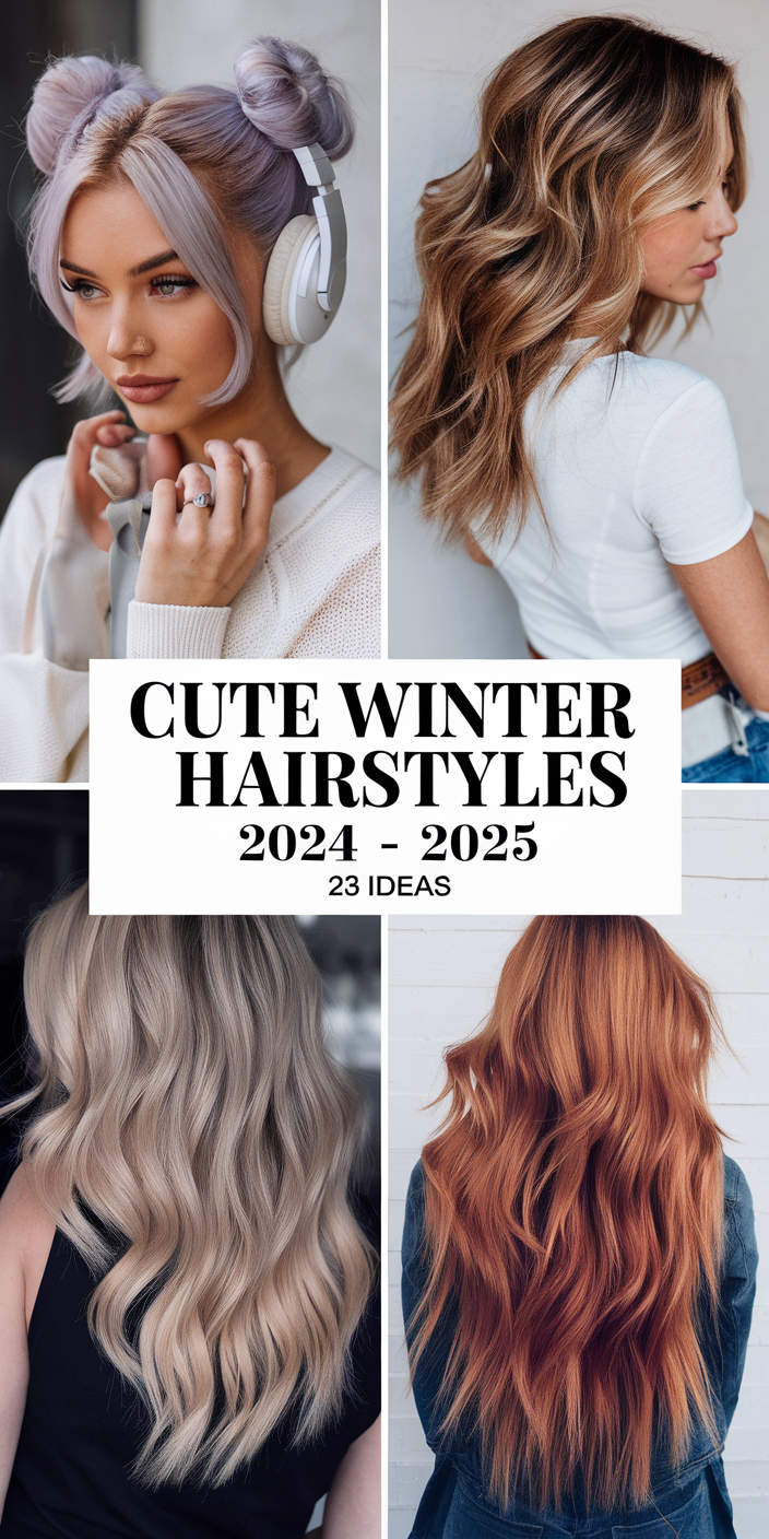 23 Cute Winter Hairstyles 2024-2025: Easy Ideas for Short, Medium & Long Hair