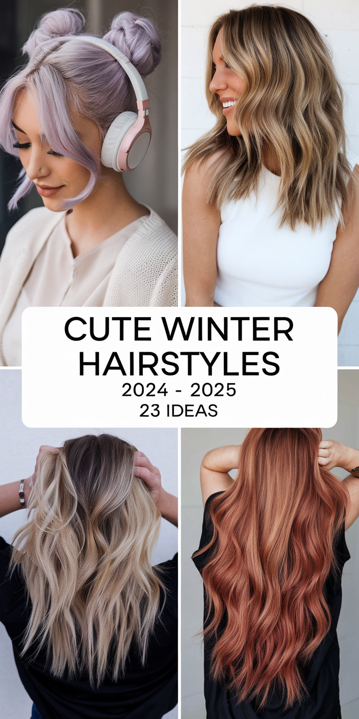 23 Cute Winter Hairstyles 2024-2025: Easy Ideas for Short, Medium & Long Hair