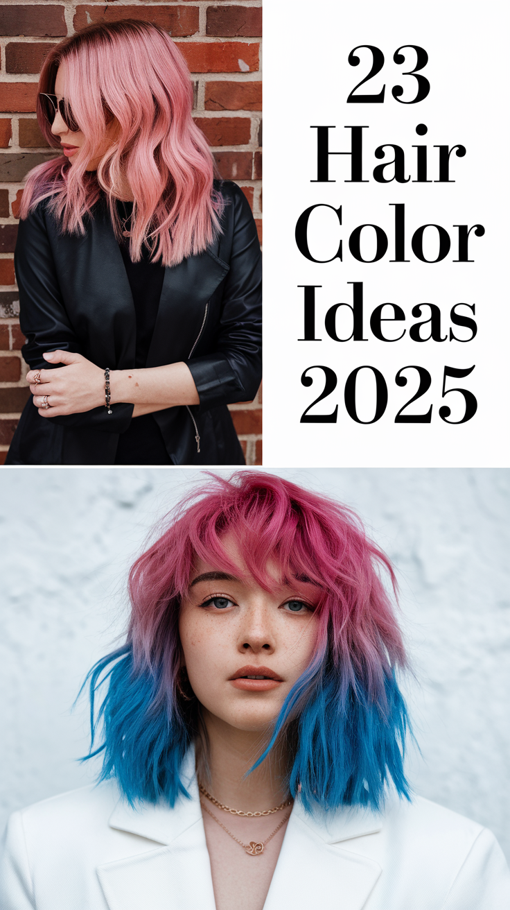 23 Bold Hair Color Ideas for 2025: Stunning Looks for Brunettes, Blondes, and More