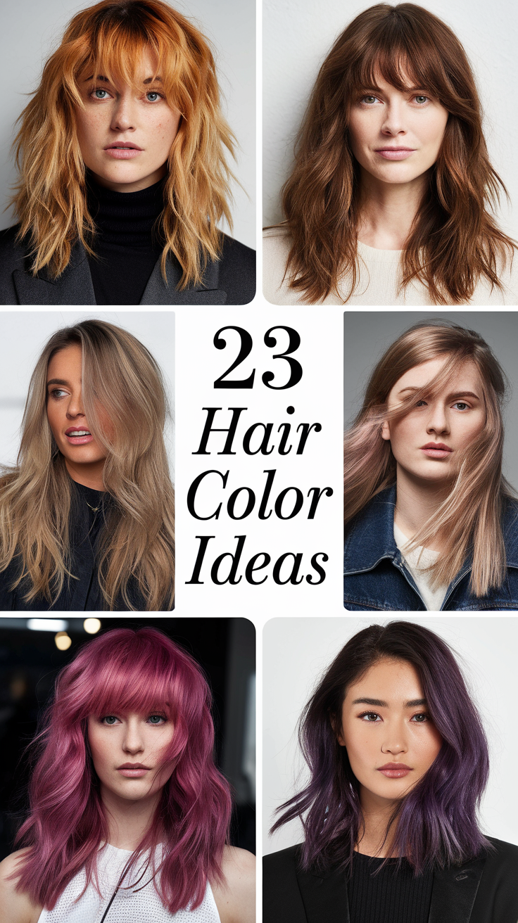 23 Bold Hair Color Ideas for 2025: Stunning Looks for Brunettes, Blondes, and More