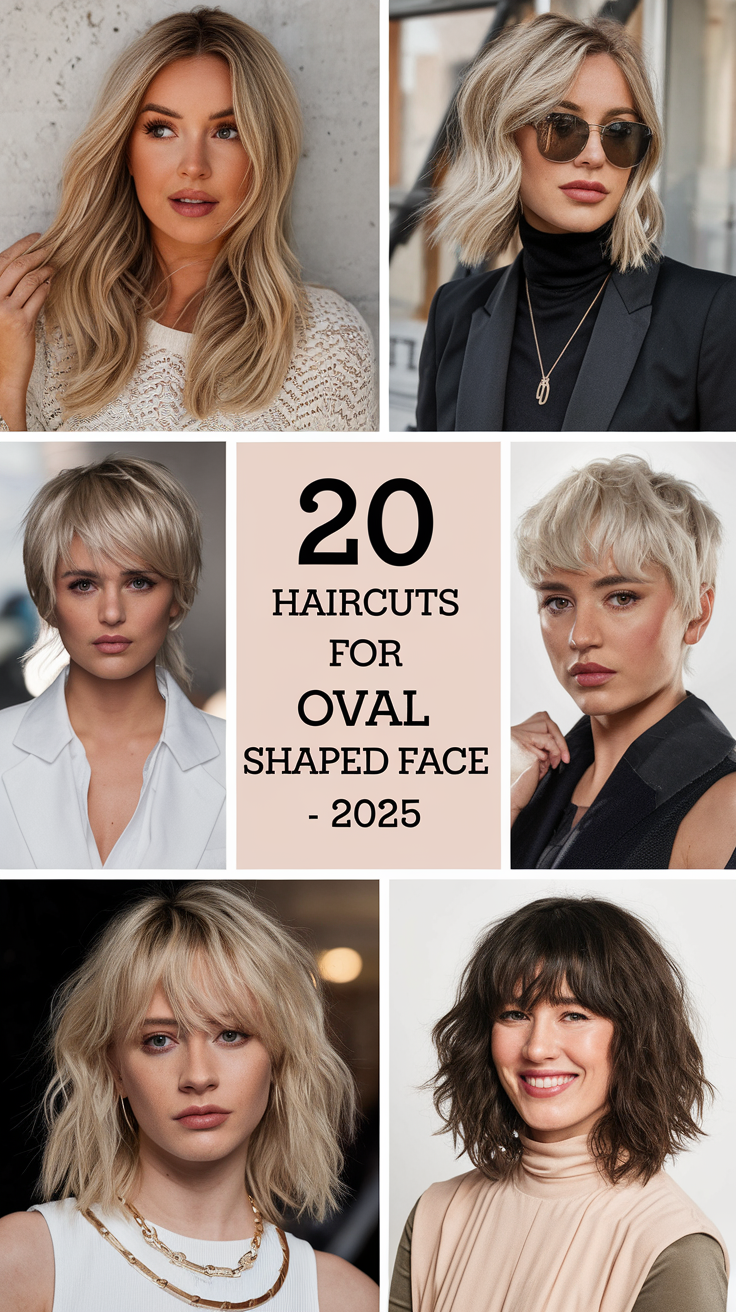 Top 20 Ideas Haircuts for Oval Shaped Faces in 2025: Best Styles for Every Length