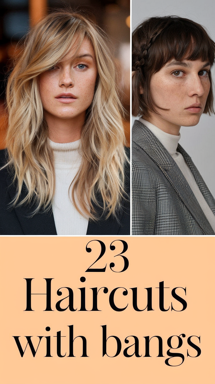 23 Ideas Trendy Haircuts with Bangs for 2025: Styles for Every Length and Texture