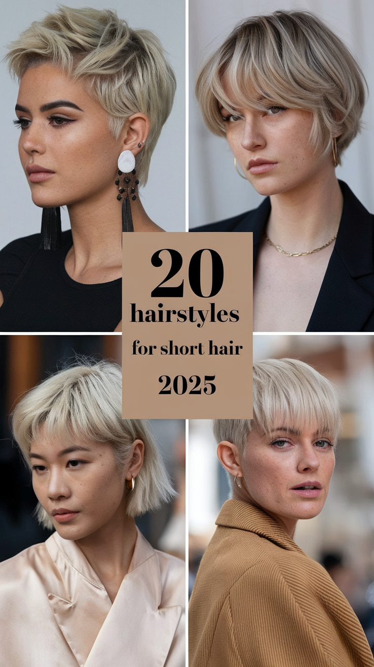 Top 20 Hairstyles for Short Hair 2025: Quick, Elegant, and Easy Styles for All Occasions