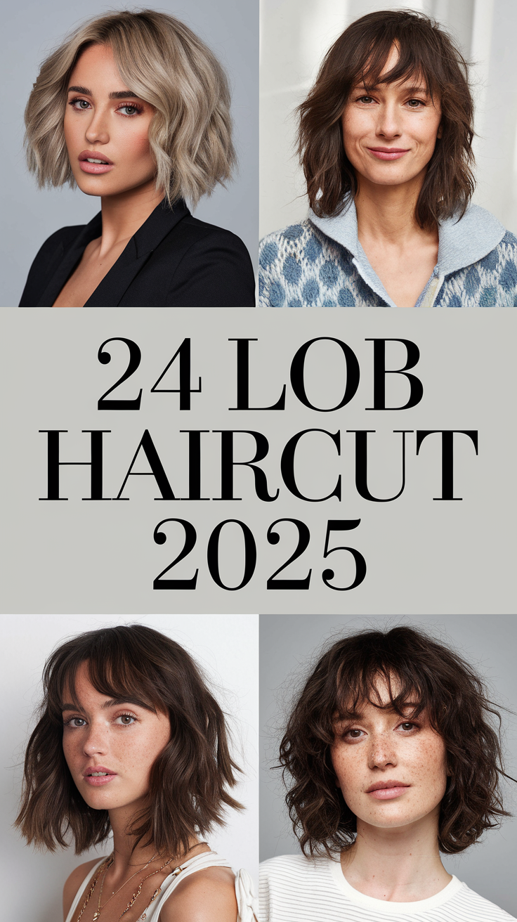 Top 24 Ideas Lob Haircut Trends for 2025: Bangs, Layers, Straight, and Wavy Styles