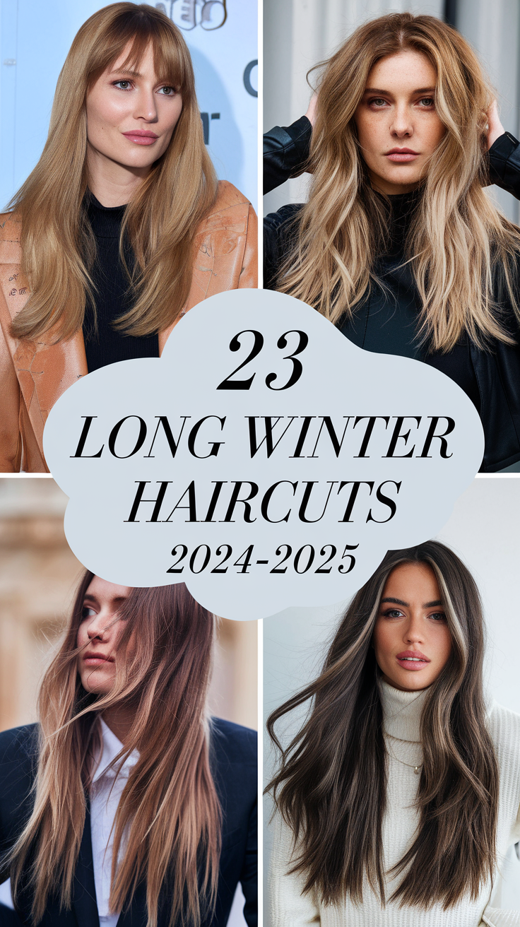 Long Winter Haircuts 2024-2025: 23 Stylish Ideas for Long Hair and Layers