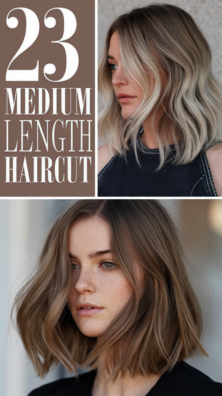 23 Ideas Trendy Medium Length Haircuts for 2025: Layers, Bangs, and Curtain Bangs