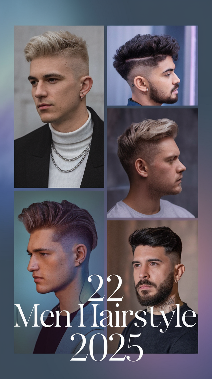 Men Hairstyle 2025: 22 Stylish Ideas for Short, Medium, Long, and Curly Hair Trends