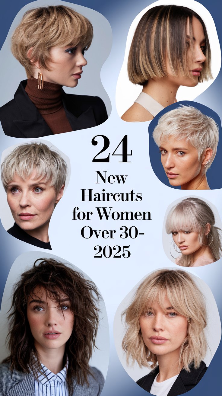 New Haircuts for Women Over 30 - 2025: 24 Trendy Styles for Every Face Shape