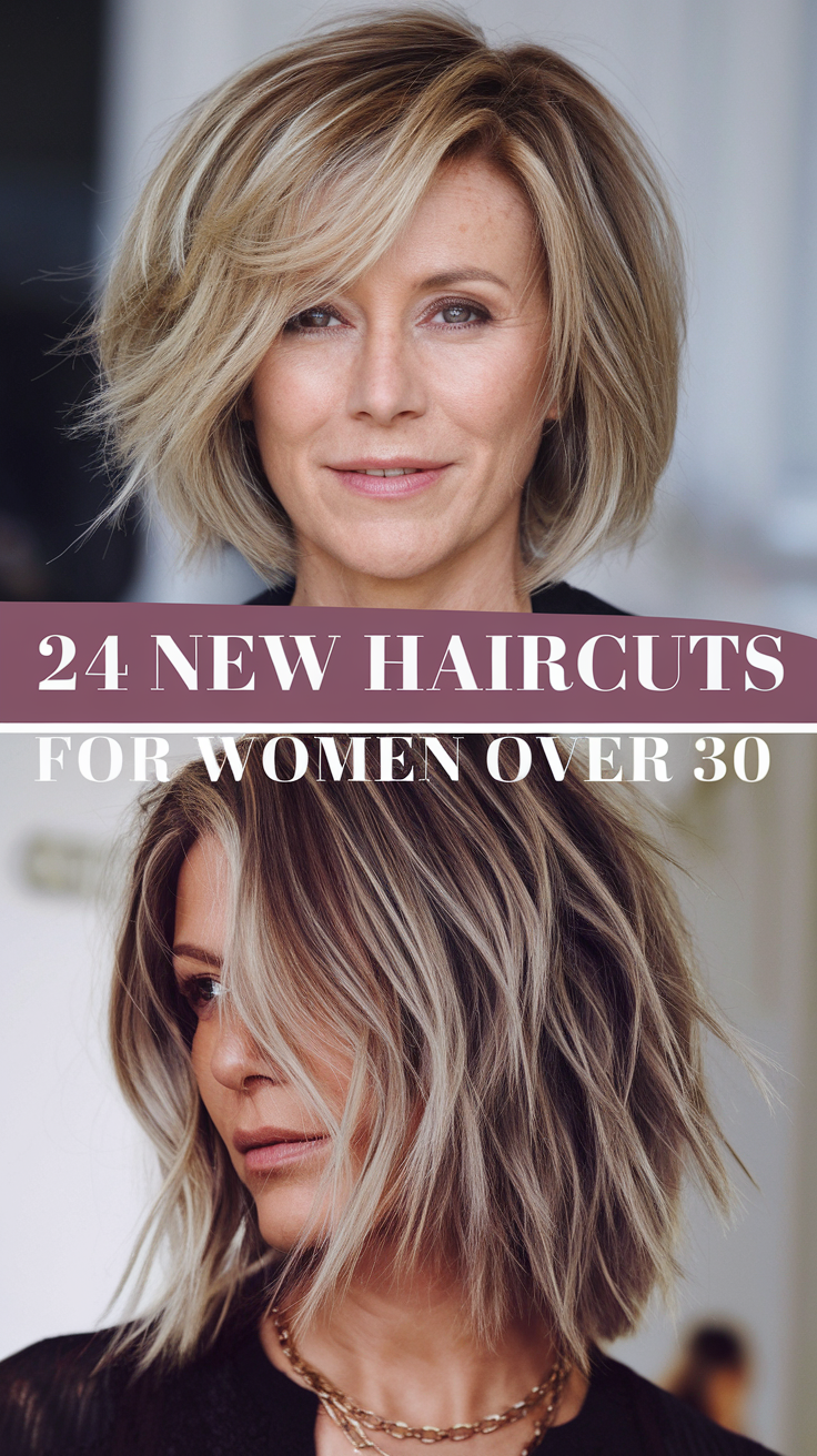 New Haircuts for Women Over 30 - 2025: 24 Trendy Styles for Every Face Shape