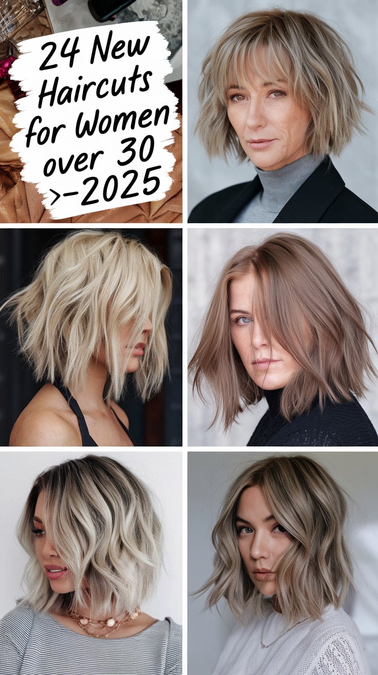 New Haircuts for Women Over 30 - 2025: 24 Trendy Styles for Every Face Shape