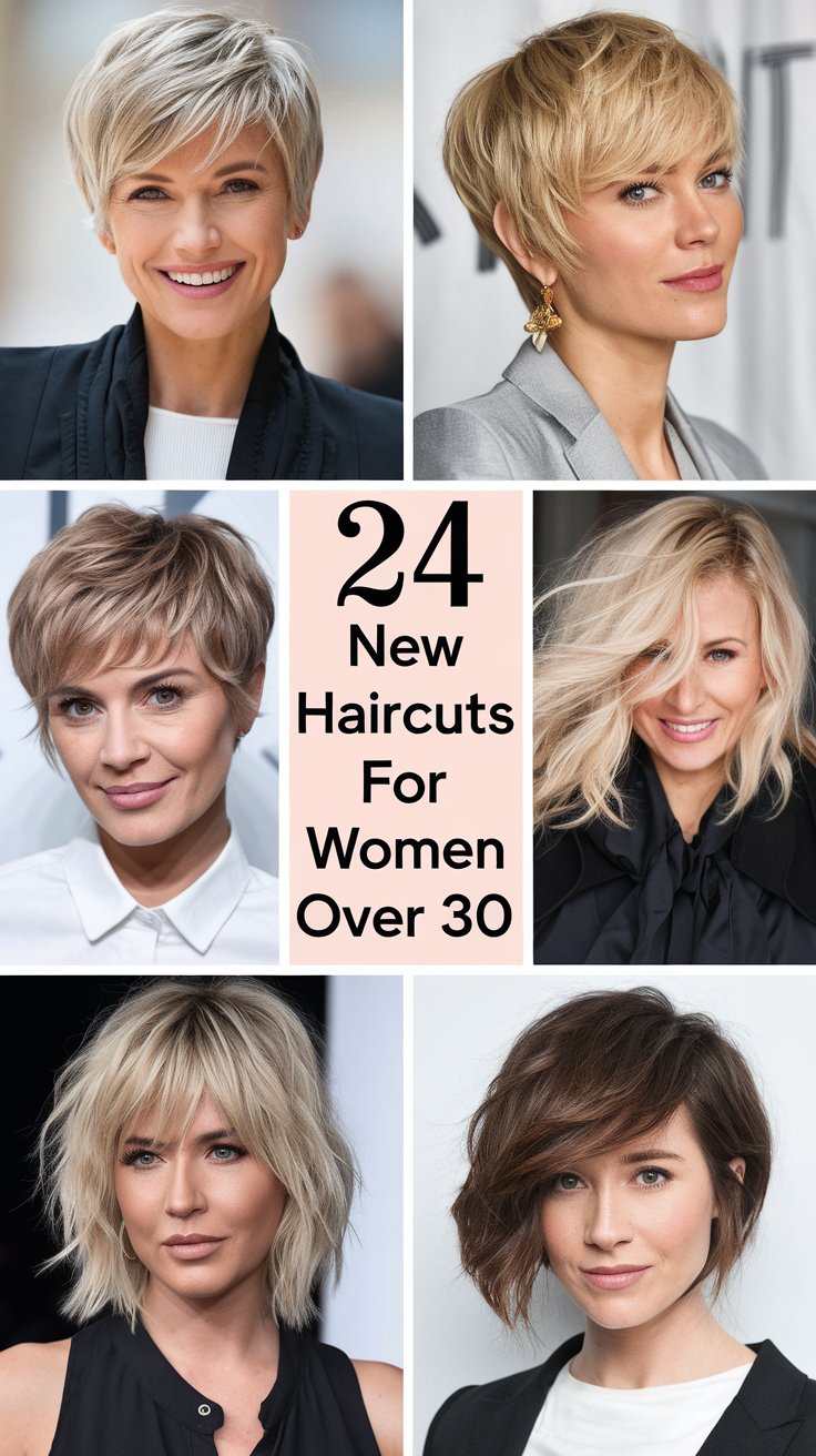 New Haircuts for Women Over 30 - 2025: 24 Trendy Styles for Every Face Shape