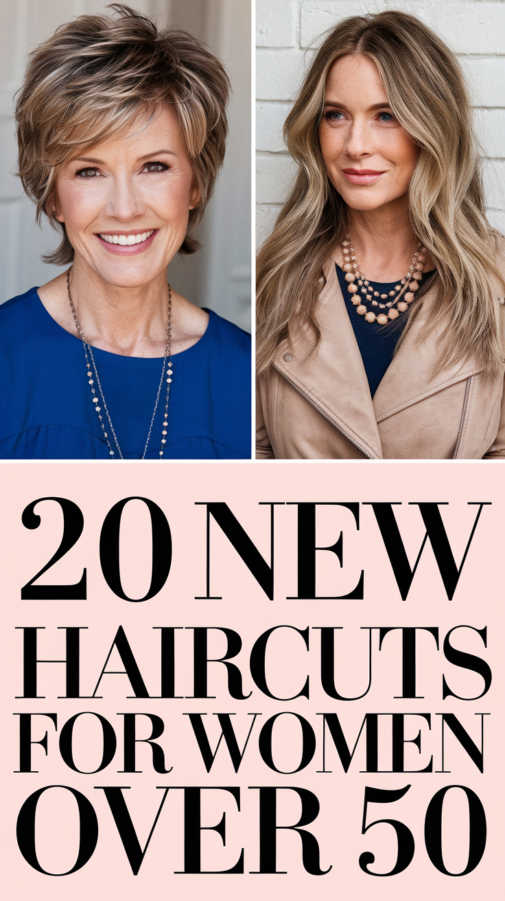 New Haircuts for Women Over 50 in 2025: Chic, Trendy, and Stylish Ideas