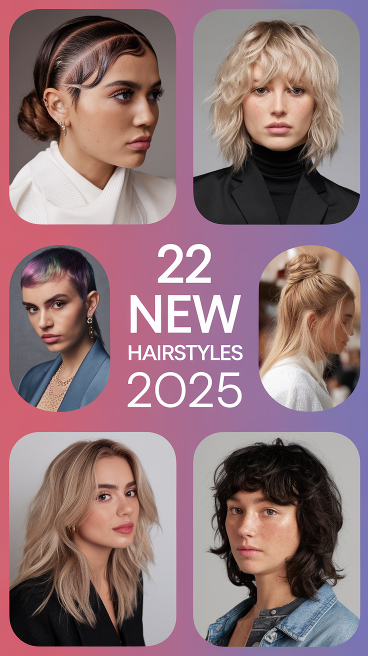 Top 22 Ideas New Hairstyles for 2025: Trendy Long, Short, Medium Hair & Braids for Women