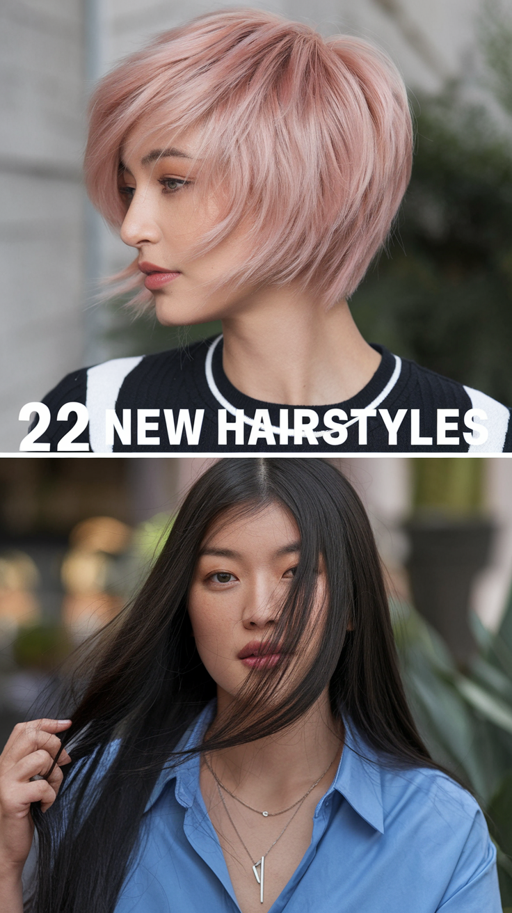 Top 22 Ideas New Hairstyles for 2025: Trendy Long, Short, Medium Hair & Braids for Women