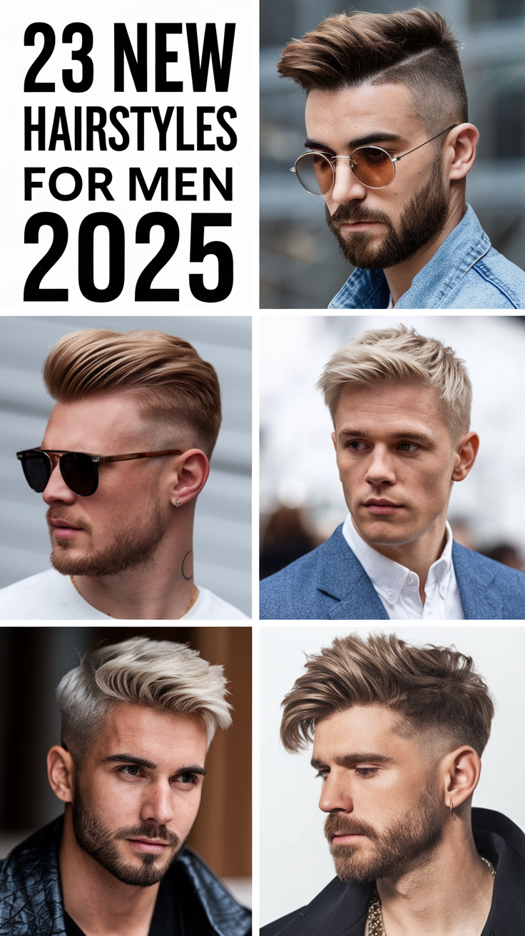 Top 23 Ideas New Hairstyles for Men in 2025 – From Short Haircuts to Long Styles