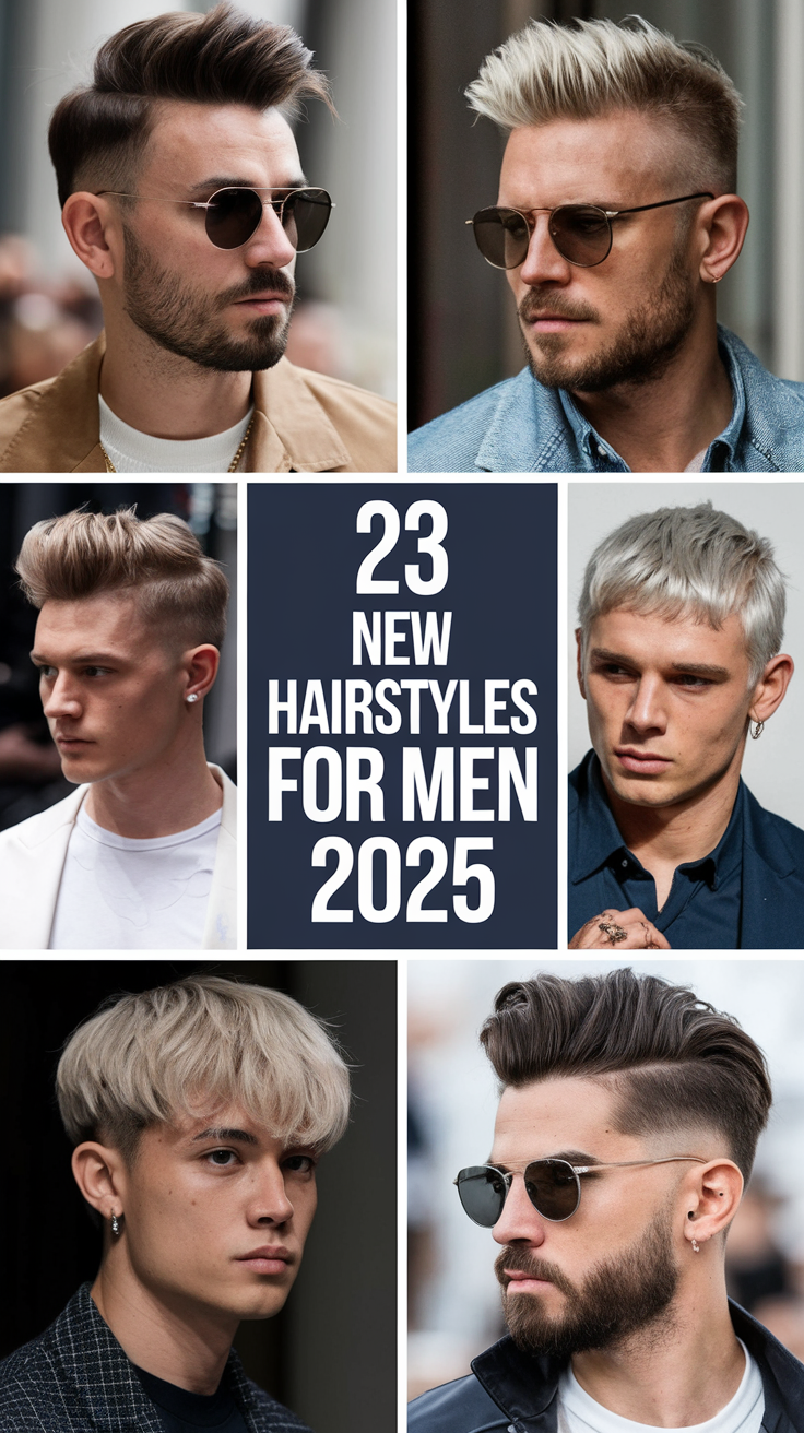 Top 23 Ideas New Hairstyles for Men in 2025 – From Short Haircuts to Long Styles