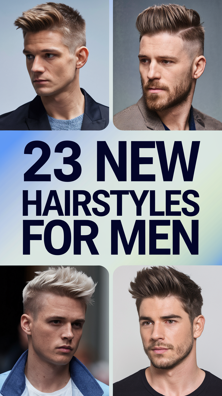 Top 23 Ideas New Hairstyles for Men in 2025 – From Short Haircuts to Long Styles