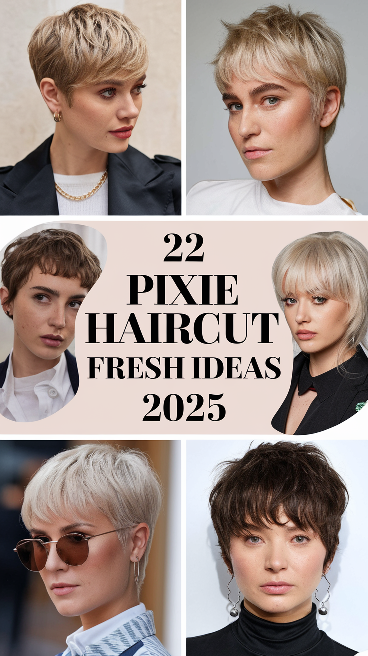 Pixie 22 Haircut Fresh Ideas 2025: Modern, Layered, and Sassy Styles for Every Hair Type