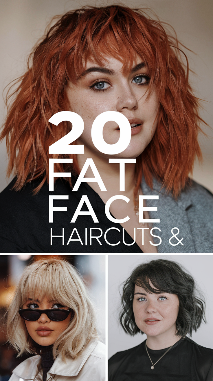 Top Fat Face Haircuts for 2025: 20 Ideas Best Styles for Double Chins and All Hair Types