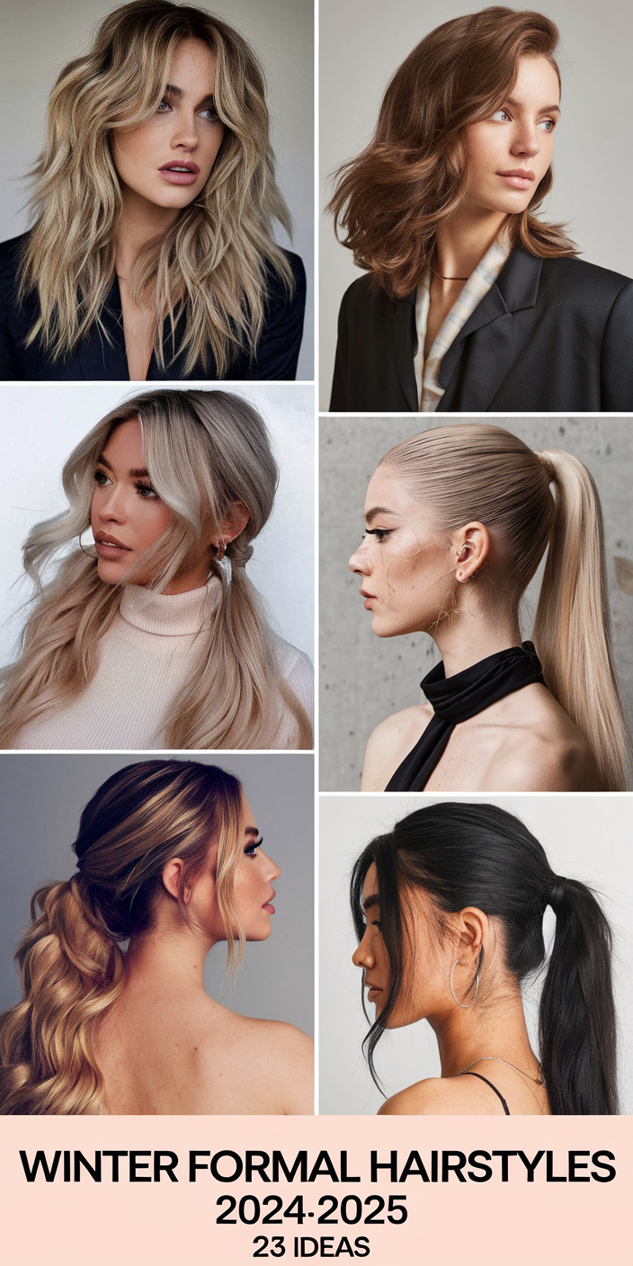 23 Winter Formal Hairstyles 2024-2025: Elegant Ideas for Long, Medium, and Short Hair