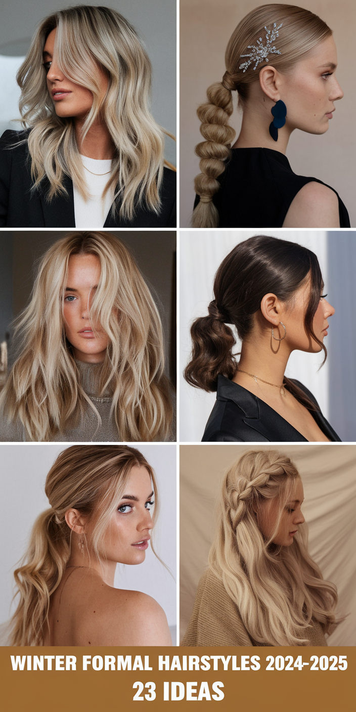 23 Winter Formal Hairstyles 2024-2025: Elegant Ideas for Long, Medium, and Short Hair