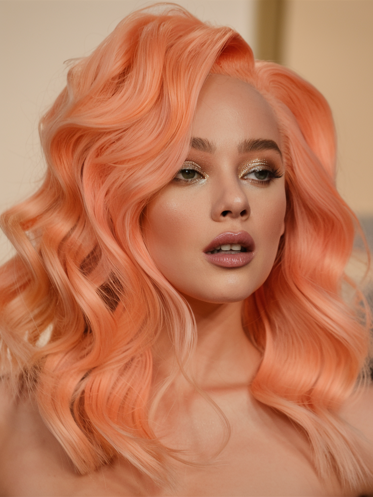 Top 23 Peach Hair Color Ideas for 2025: From Soft Coral Pastel to Bold Rose Gold