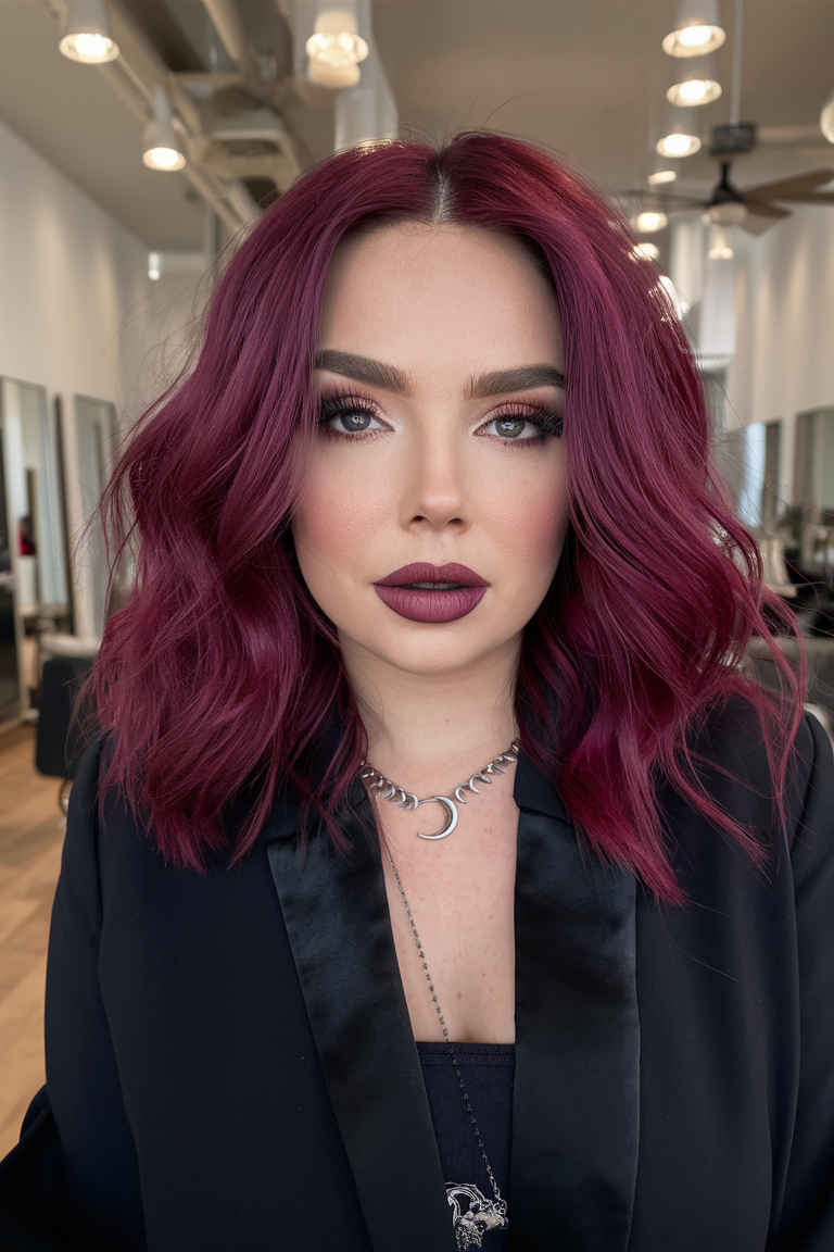 20 Bold Wine Red Hair Color Ideas for 2025: Styles for Brunettes and Beyond