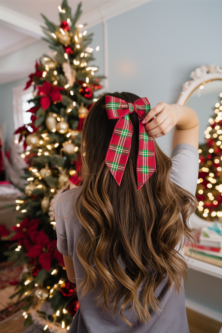 20 Cute Christmas Hairstyles: Easy Ideas for Short, Long, and Curly Hair