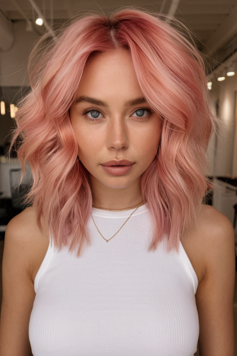 Top 23 Peach Hair Color Ideas for 2025: From Soft Coral Pastel to Bold Rose Gold