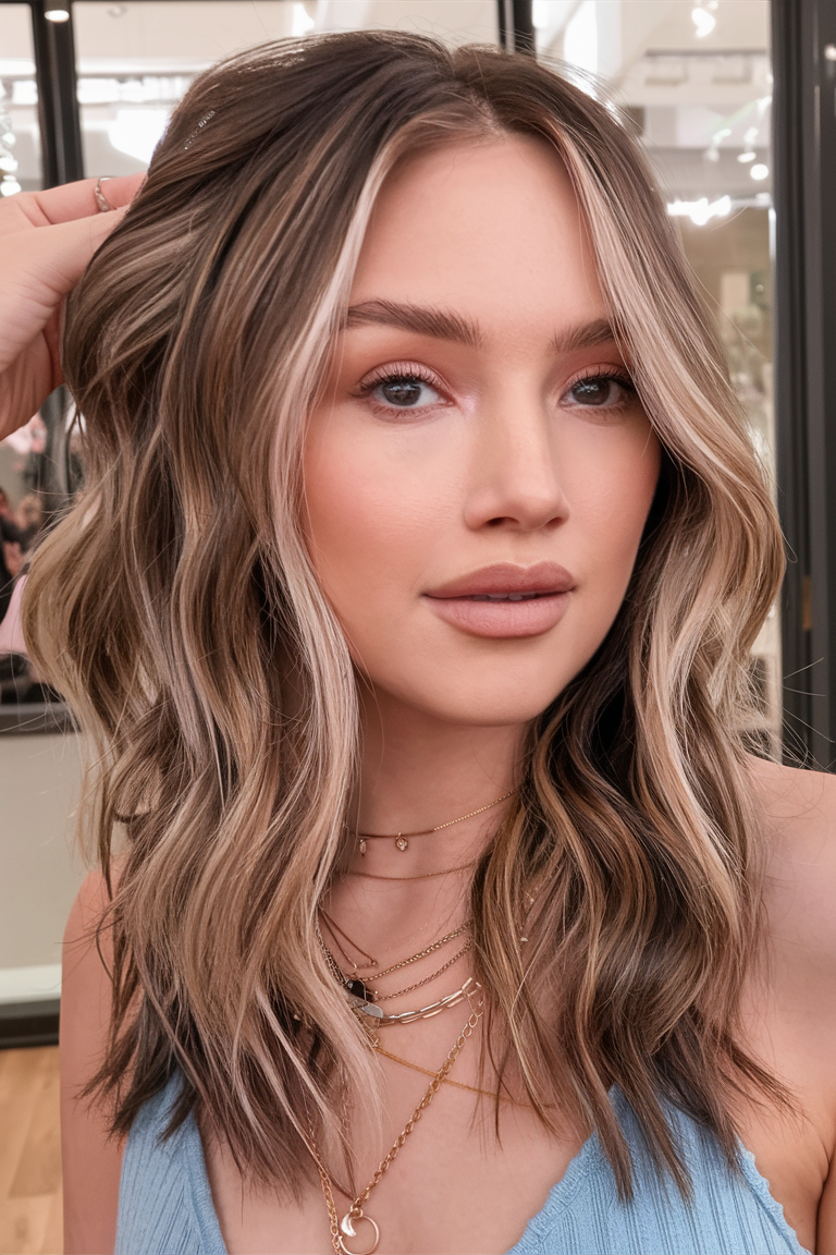 Blended Highlights 2025: 23 Ideas Top Trends for Brown, Blonde, and Dark Hair