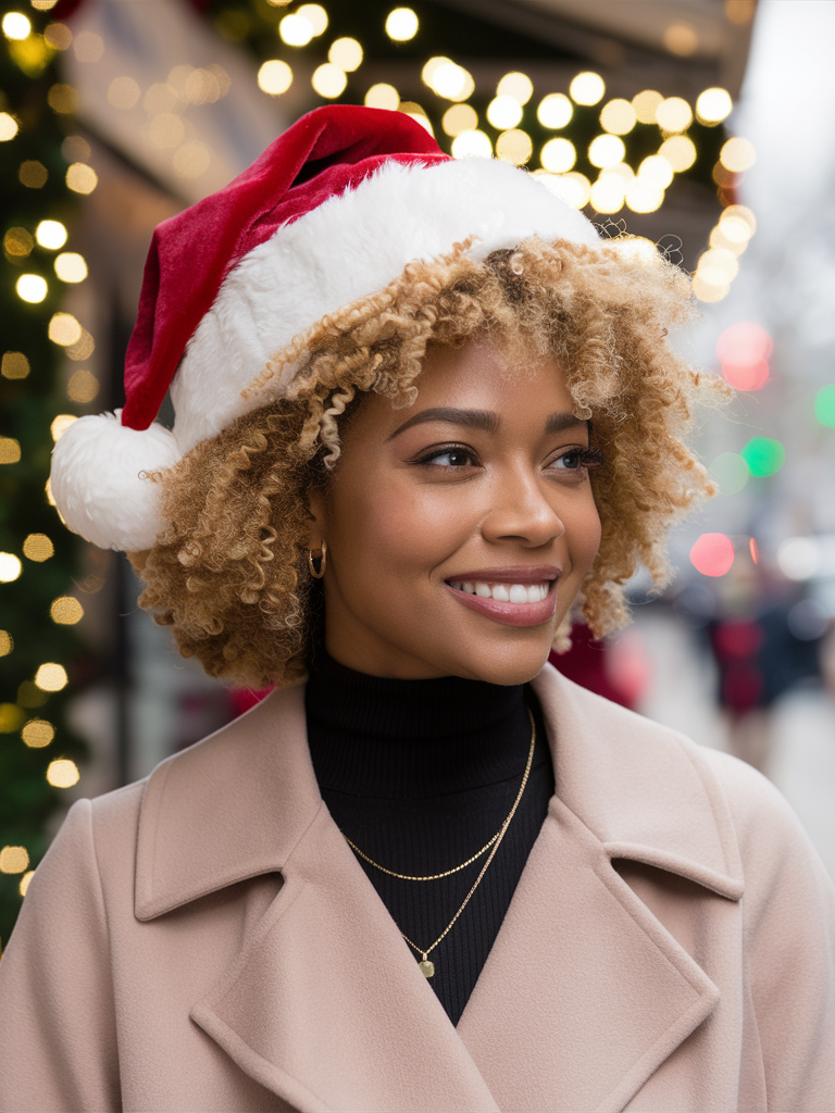 20 Ideas Stunning Christmas Hairstyles for Black Women – Braids, Wigs, and Natural Hair