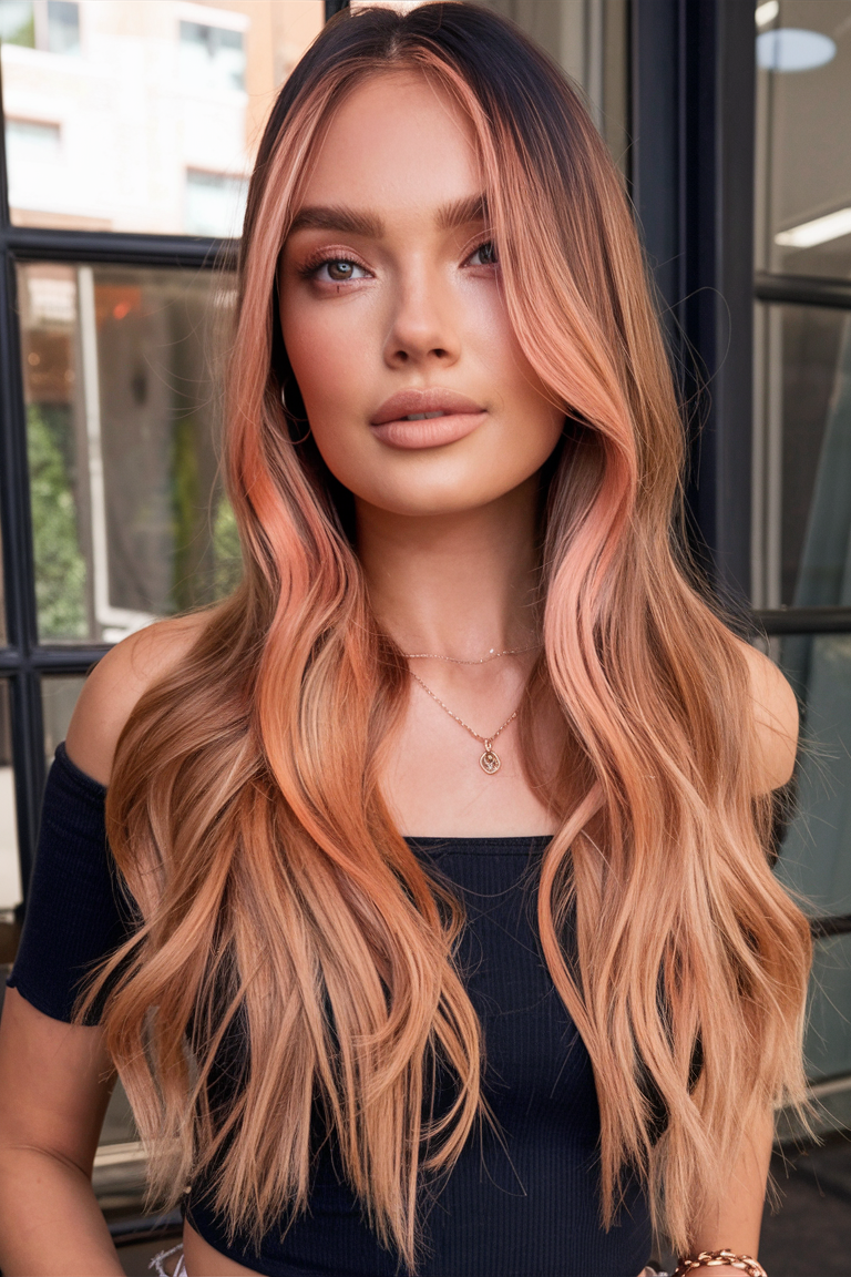 Top 23 Peach Hair Color Ideas for 2025: From Soft Coral Pastel to Bold Rose Gold