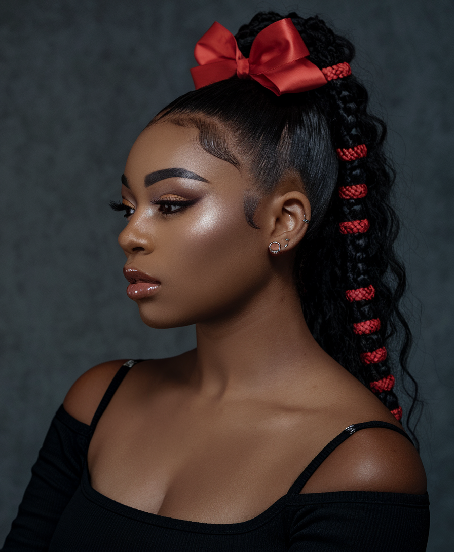 20 Ideas Stunning Christmas Hairstyles for Black Women – Braids, Wigs, and Natural Hair