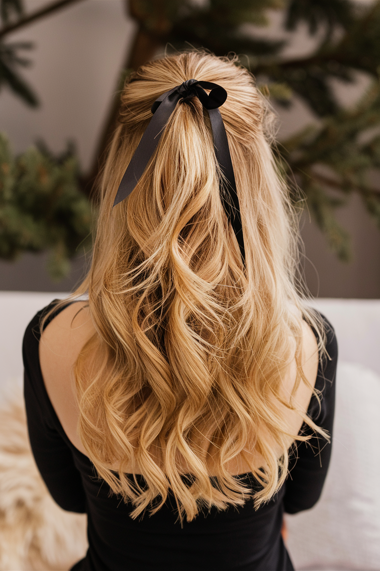 20 Cute Christmas Hairstyles: Easy Ideas for Short, Long, and Curly Hair