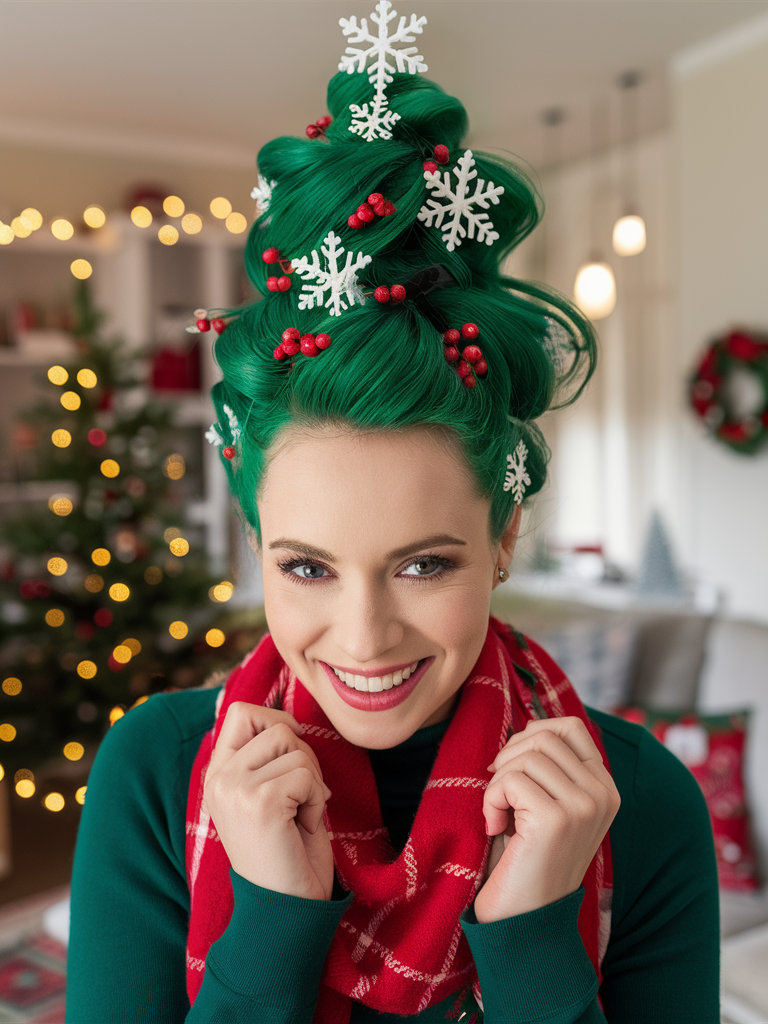 20 Crazy Christmas Hairstyles: Fun, Easy, and Festive Ideas for All Ages