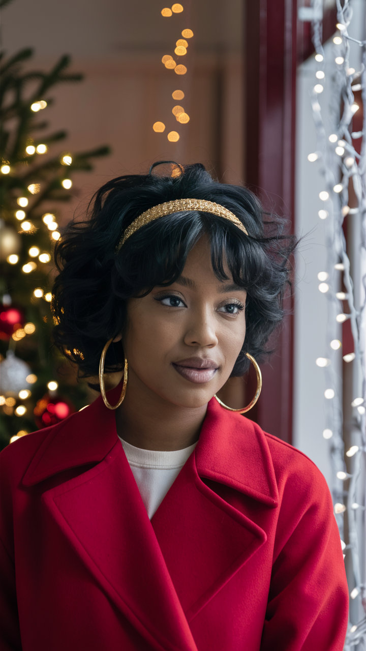 20 Ideas Stunning Christmas Hairstyles for Black Women – Braids, Wigs, and Natural Hair