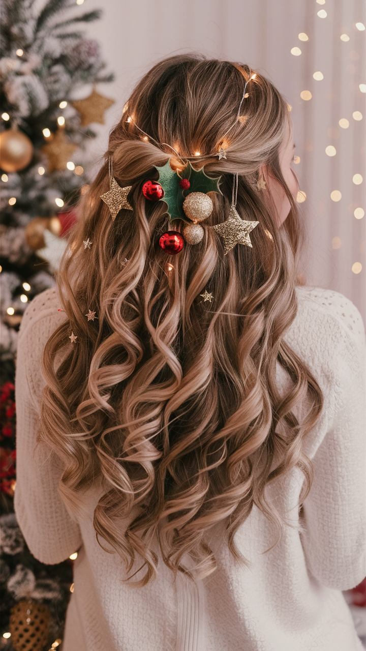 20 Ideas Christmas Party Hairstyles for Short, Medium, and Long Hair