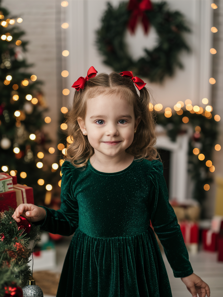 22 Festive Ideas Christmas Children's Hairstyles for Every Holiday Occasion