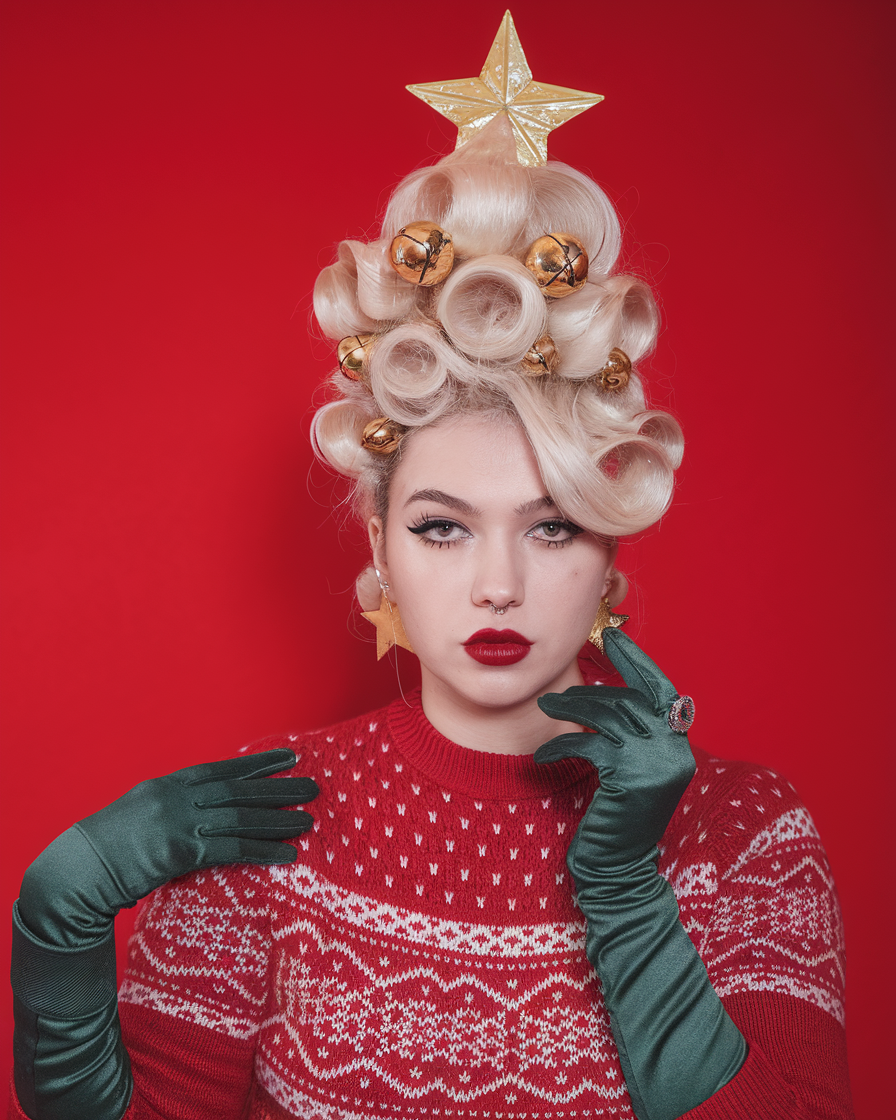 20 Crazy Christmas Hairstyles: Fun, Easy, and Festive Ideas for All Ages